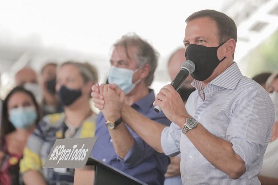 Governador João Doria e Furlan realizam nova vistoria nas obras do Hospital Regional, em Barueri