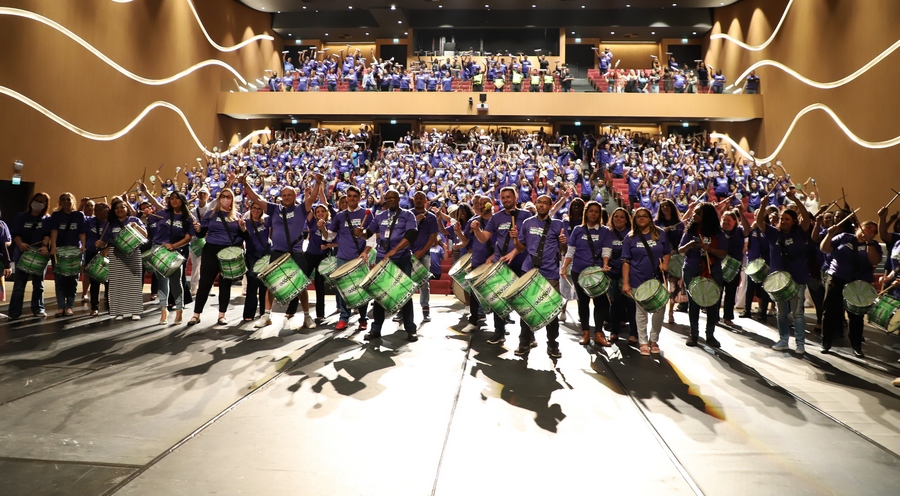 Nosso Abraço motiva, agita e integra servidores de Barueri