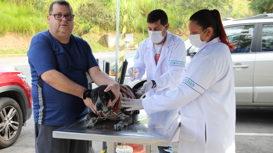 Barueri: Posto fixo de vacinação contra raiva segue imunizando cães e gatos 