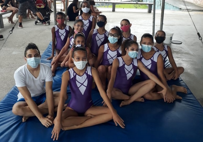 Ginastas jandirenses dominam o pódio da I Copa Ubatuba de Ginástica Artística