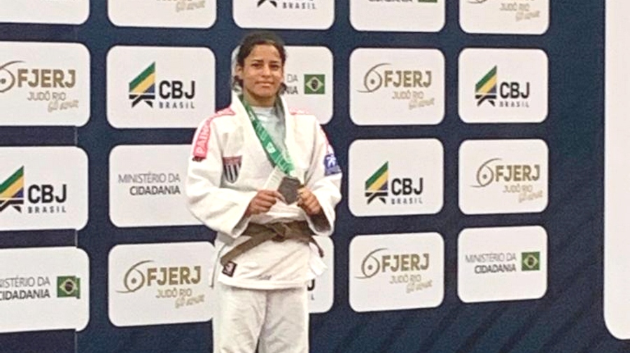 Jandira: judoca Júlia Rodrigues é bronze no Brasileiro e disputa Seletiva Olímpica