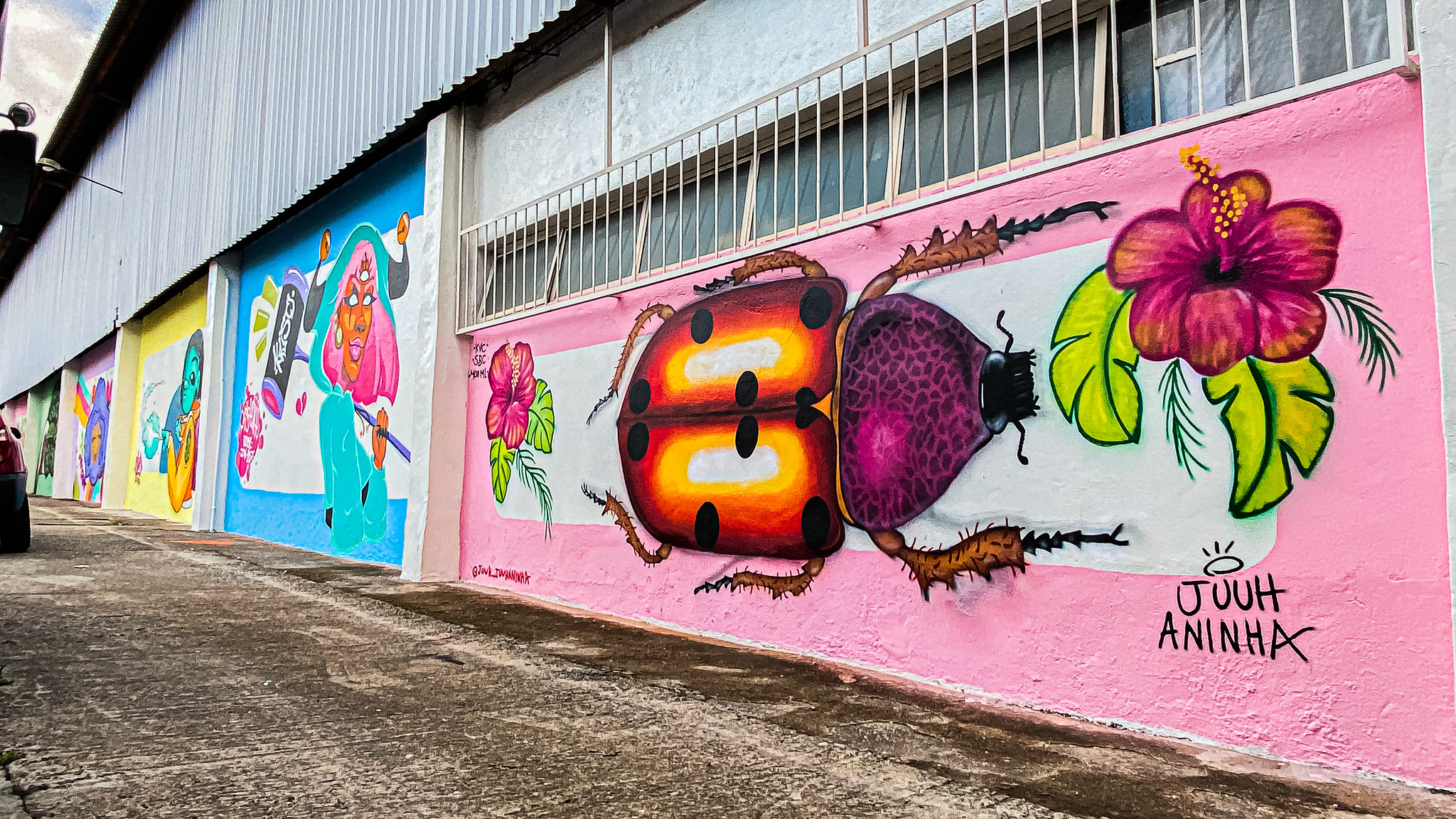 Projeto Grafitar realiza novo mural em Itapevi
