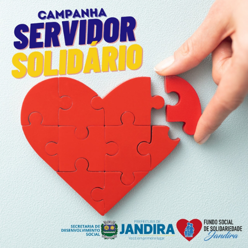 Campanha servidor solidário é lançada em Jandira