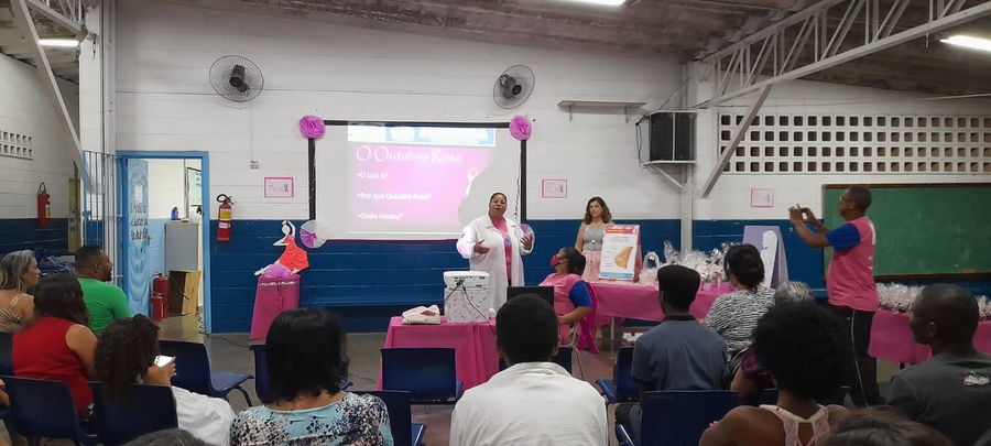 Escola Vereador Edison Alves realiza ação do Outubro Rosa