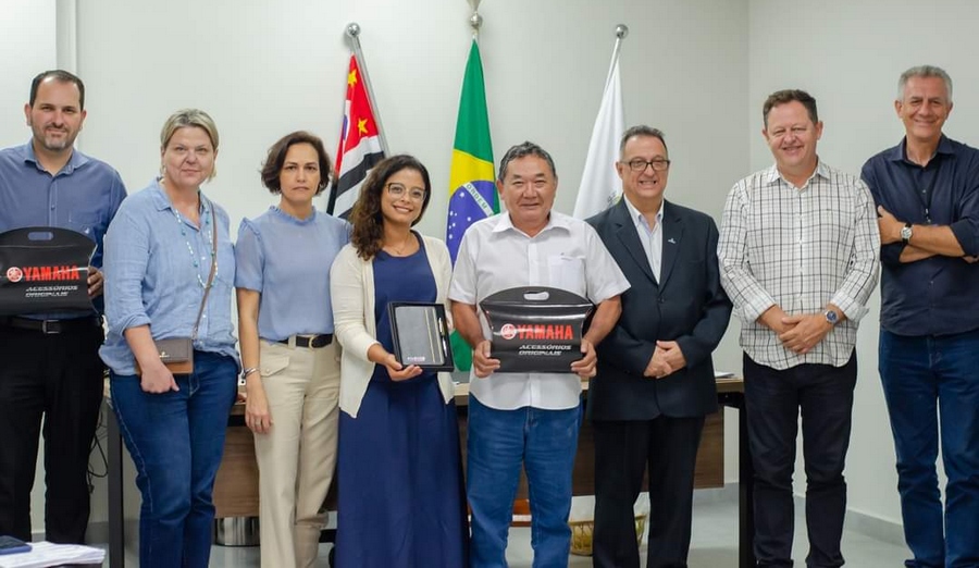 Prefeito Doutor Sato fecha parceria: Jandira será sede da Yamaha em São Paulo