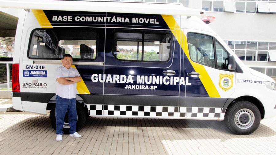 Mais segurança: Doutor Sato entrega nova viatura Base Móvel à GCM de Jandira