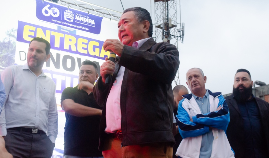 Doutor Sato reforça a segurança pública em Jandira com ampliação da frota de veículos da Guarda Civil Municipal