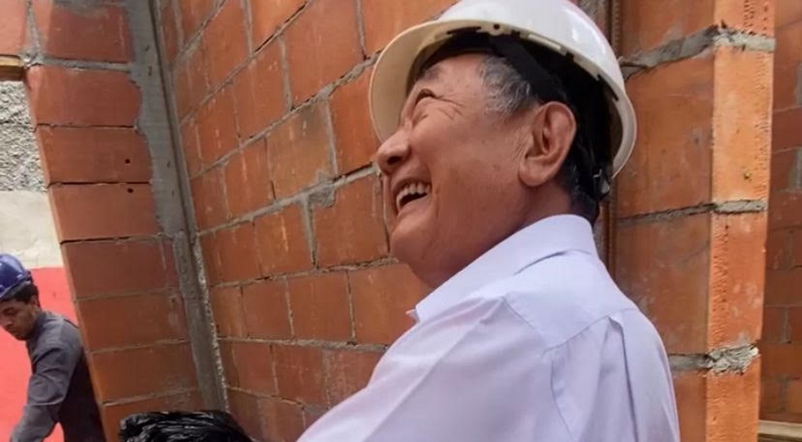 Doutor Sato celebra a evolução da nova UBS do Jd. Nossa Senhora de Fátima