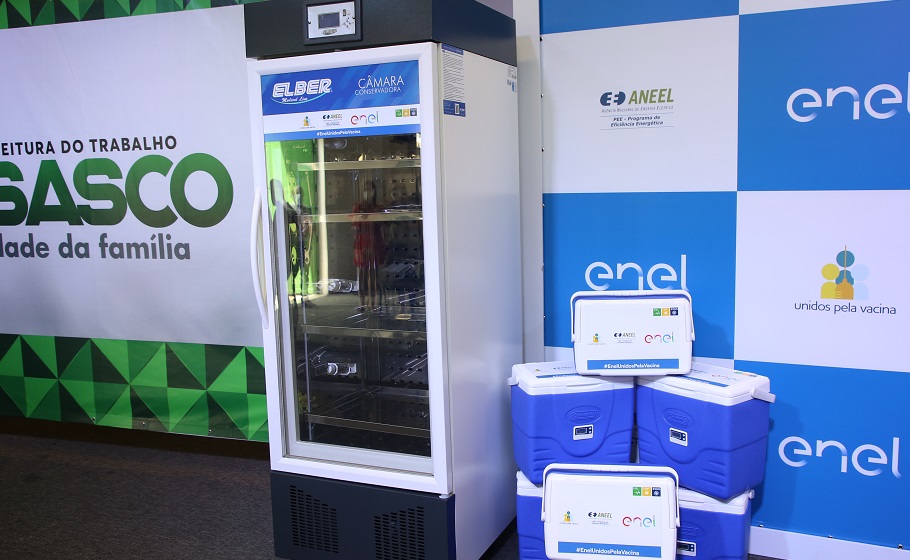 ENEL e Unidos Pela Vacina doam 15 refrigeradores científicos para Osasco