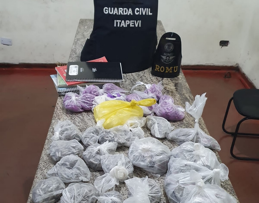GCM de Itapevi realiza apreensão de drogas em Amador Bueno