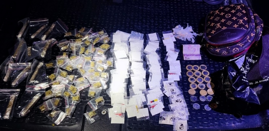 Adolescente é apreendido com porções de cocaína, crack e maconha, em Osasco