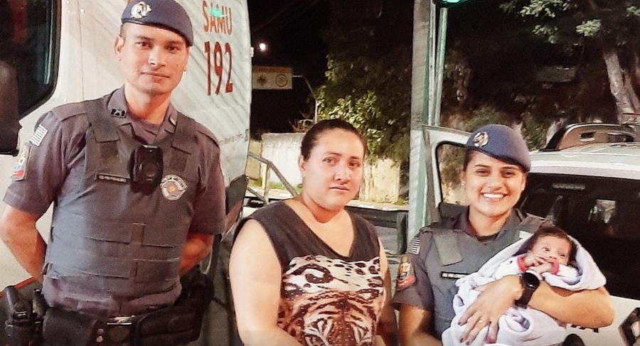 Policiais militares salvam bebê engasgada em Osasco