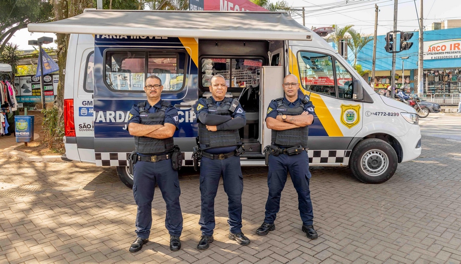 Jandira recebe base móvel para reforçar a segurança da cidade 