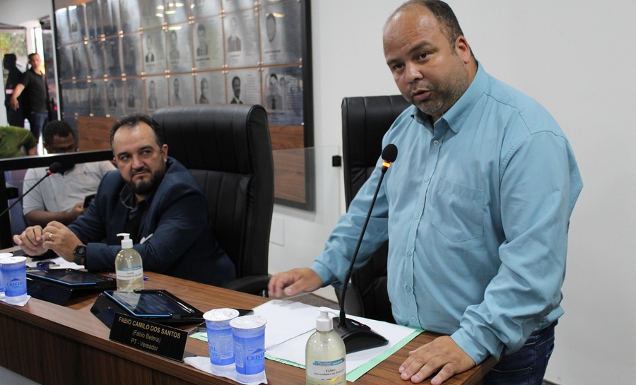 Vereador Fábio Betera reivindica implantação de câmeras de monitoramento 24h em Jandira