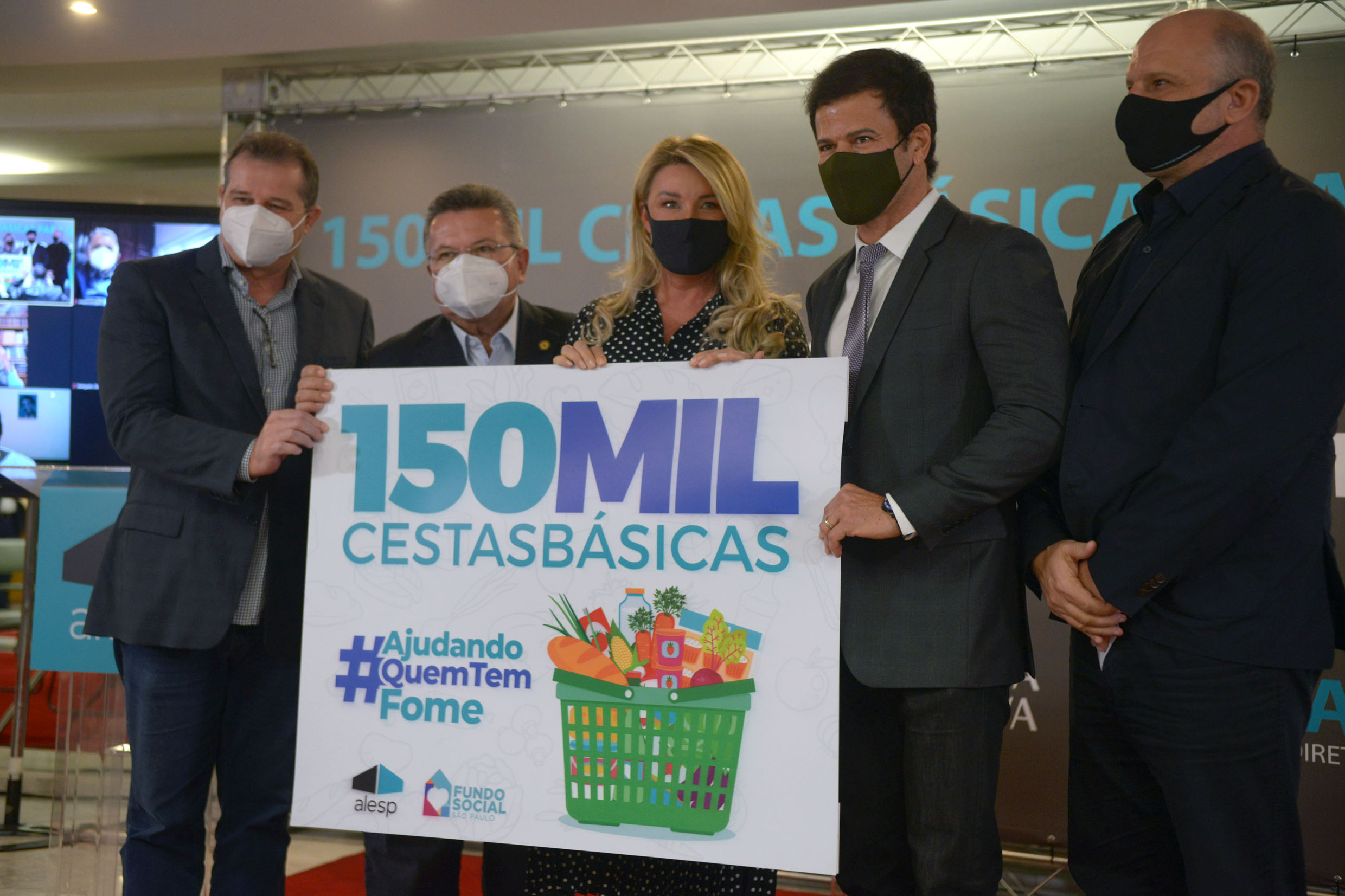 Alesp doa 150 mil cestas básicas para famílias em situação de vulnerabilidade social