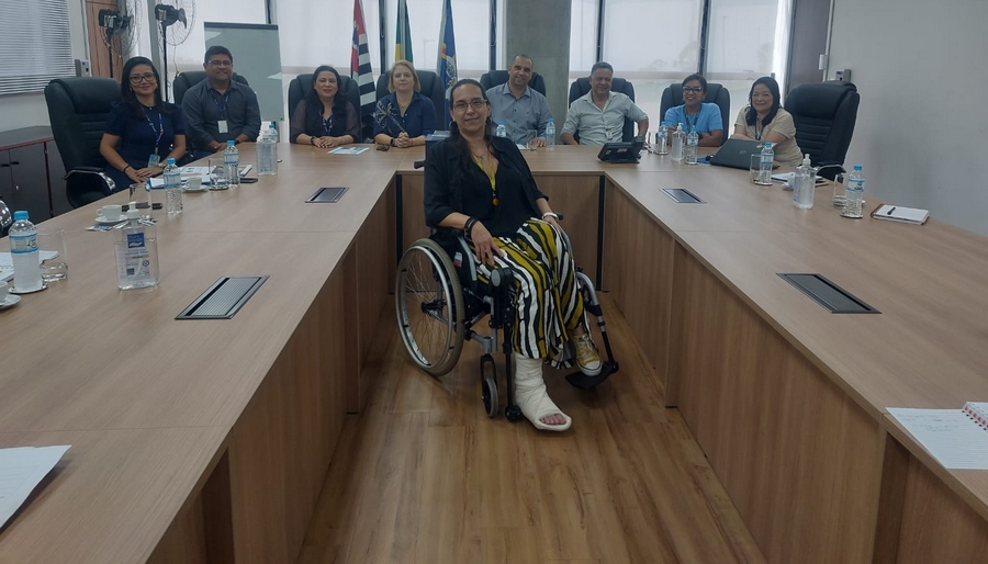 Prefeito Marcos Tonho se reúne com Sabesp para discutir planejamento de 2023