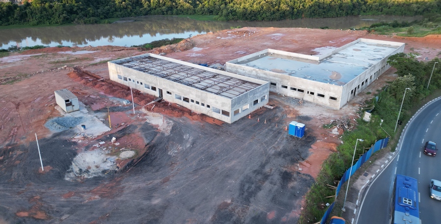 Obras da nova da base da Guarda Municipal avançam e entram na fase de acabamentos