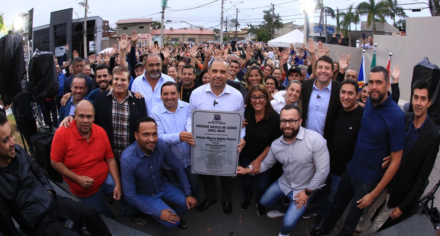 Prefeito Marcos Tonho inaugura nova Unidade Básica de Saúde no bairro do Ingaí